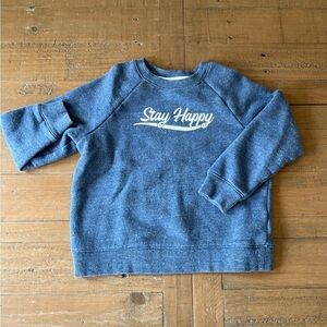 Janie and jack stay happy sweatshirt
